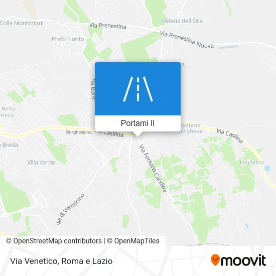 Mappa Via Venetico
