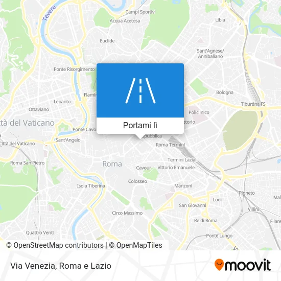 Mappa Via Venezia