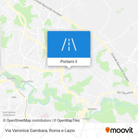 Mappa Via Veronica Gambara