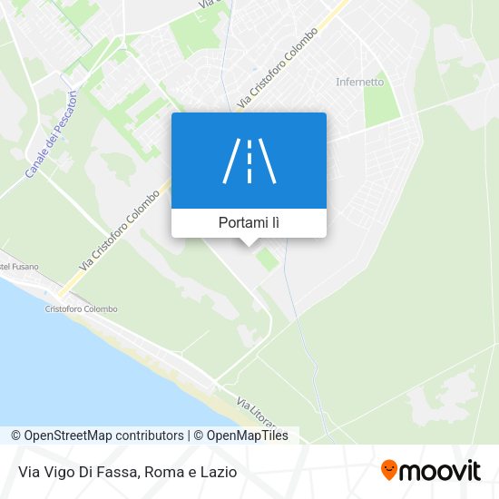 Mappa Via Vigo Di Fassa
