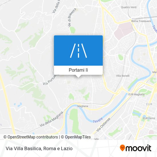 Mappa Via Villa Basilica