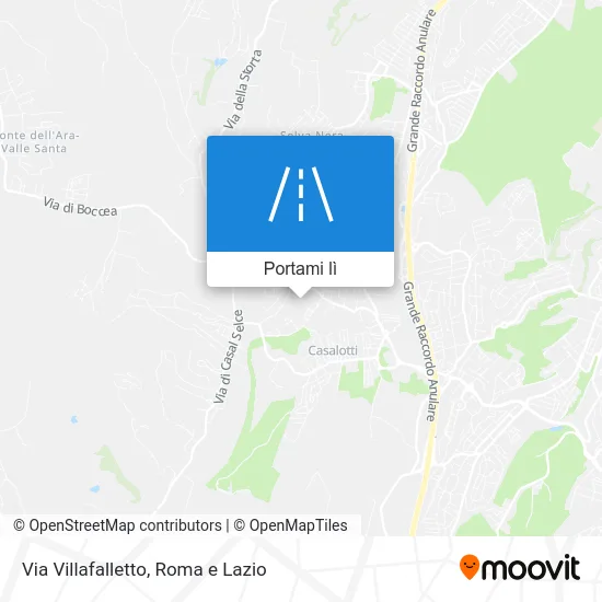 Mappa Via Villafalletto