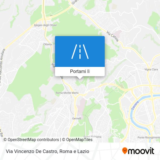 Mappa Via Vincenzo De Castro