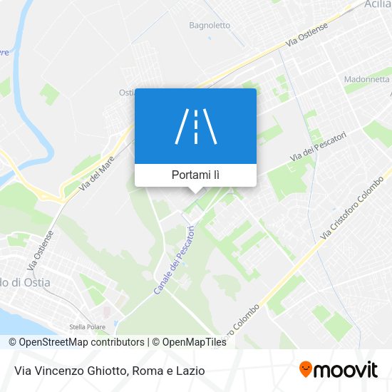 Mappa Via Vincenzo Ghiotto