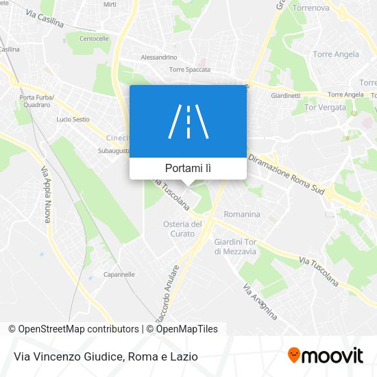 Mappa Via Vincenzo Giudice