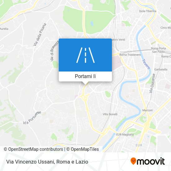Mappa Via Vincenzo Ussani