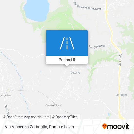 Mappa Via Vincenzo Zerboglio