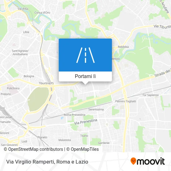 Mappa Via Virgilio Ramperti