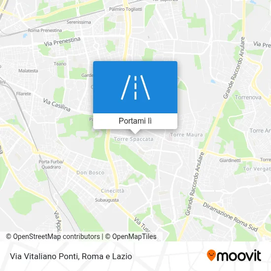 Mappa Via Vitaliano Ponti