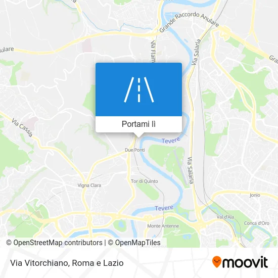 Mappa Via Vitorchiano