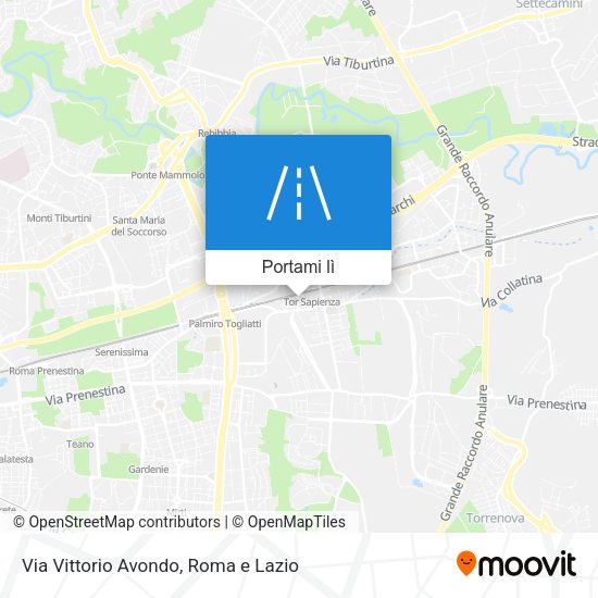 Mappa Via Vittorio Avondo