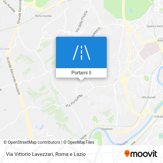 Mappa Via Vittorio Lavezzari