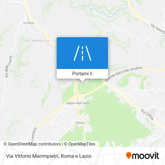Mappa Via Vittorio Marimpietri