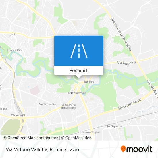 Mappa Via Vittorio Valletta