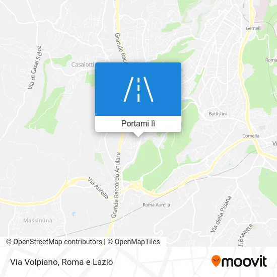 Mappa Via Volpiano