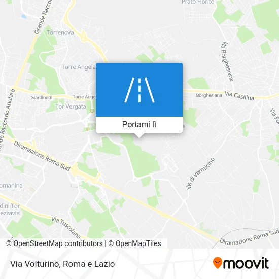 Mappa Via Volturino