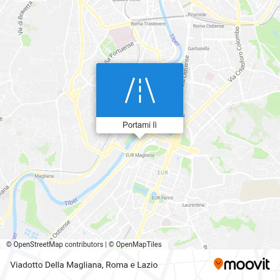 Mappa Viadotto Della Magliana