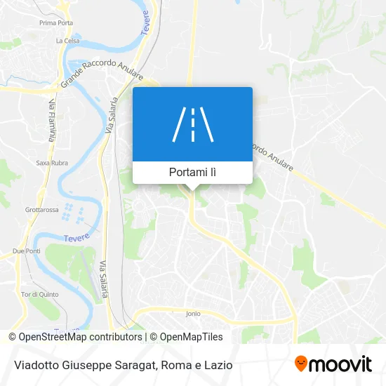 Mappa Viadotto Giuseppe Saragat