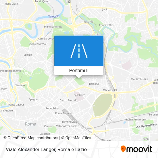 Mappa Viale Alexander Langer