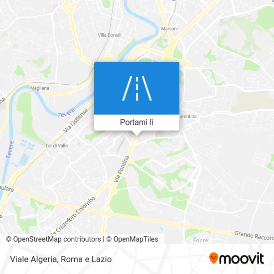 Mappa Viale Algeria