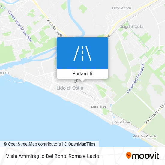 Mappa Viale Ammiraglio Del Bono