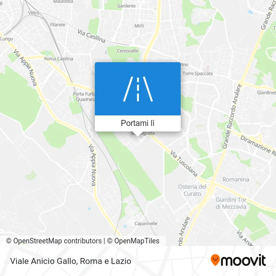 Mappa Viale Anicio Gallo