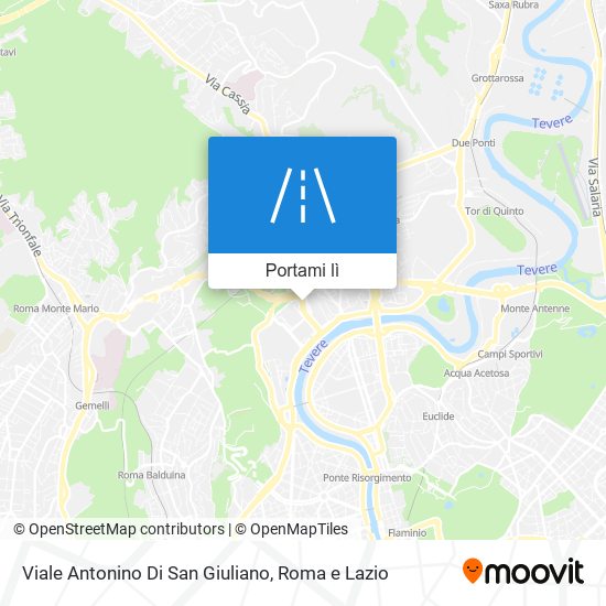 Mappa Viale Antonino Di San Giuliano