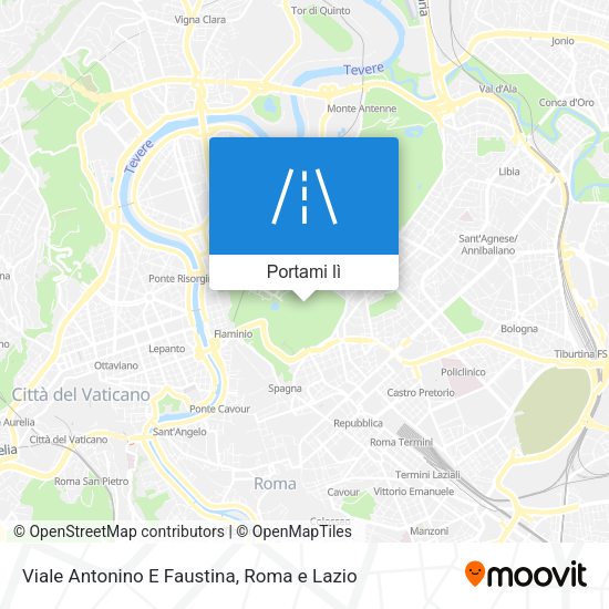 Mappa Viale Antonino E Faustina