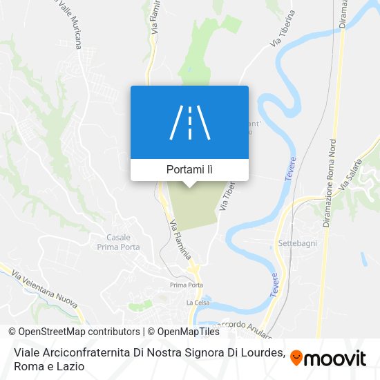 Mappa Viale Arciconfraternita Di Nostra Signora Di Lourdes