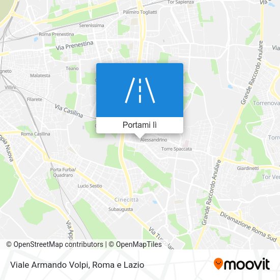 Mappa Viale Armando Volpi