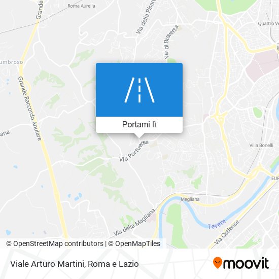 Mappa Viale Arturo Martini