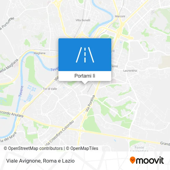 Mappa Viale Avignone