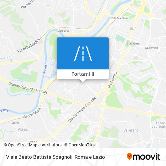 Mappa Viale Beato Battista Spagnoli