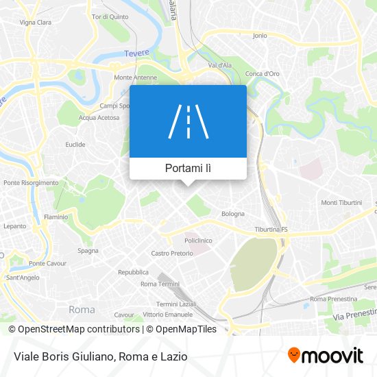 Mappa Viale Boris Giuliano