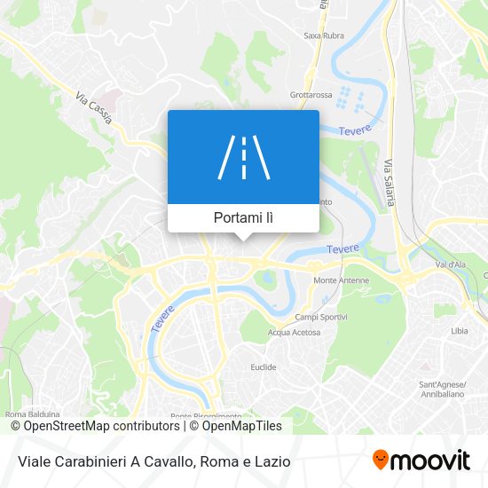 Mappa Viale Carabinieri A Cavallo