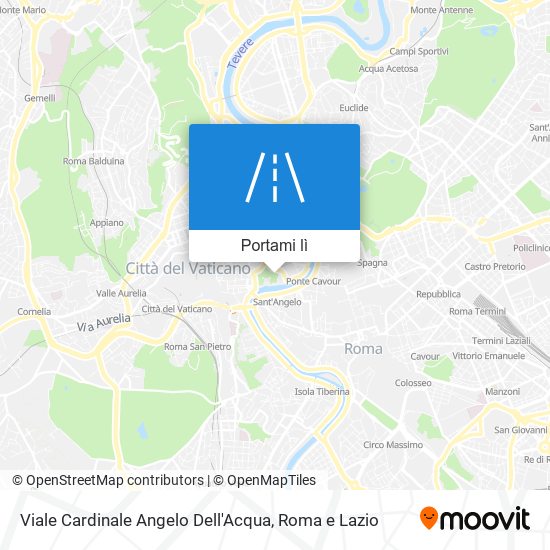 Mappa Viale Cardinale Angelo Dell'Acqua