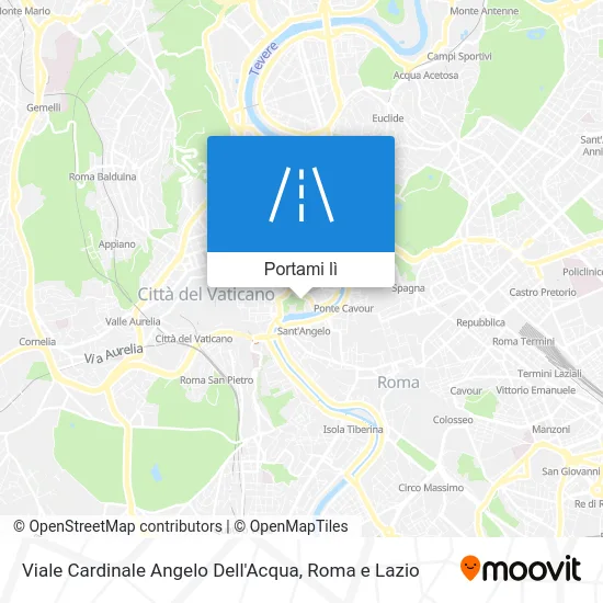 Mappa Viale Cardinale Angelo Dell'Acqua