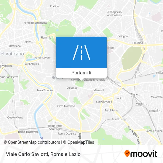 Mappa Viale Carlo Saviotti