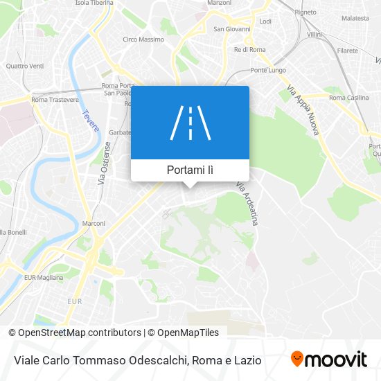 Mappa Viale Carlo Tommaso Odescalchi