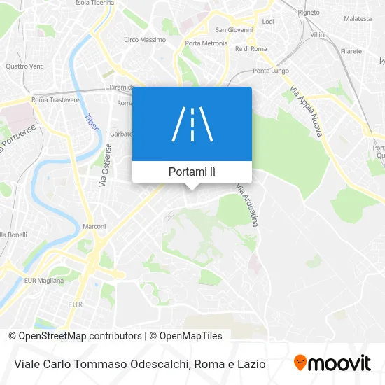 Mappa Viale Carlo Tommaso Odescalchi