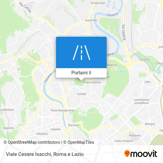 Mappa Viale Cesare Isacchi