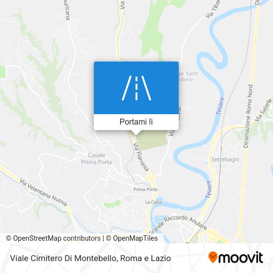 Mappa Viale Cimitero Di Montebello