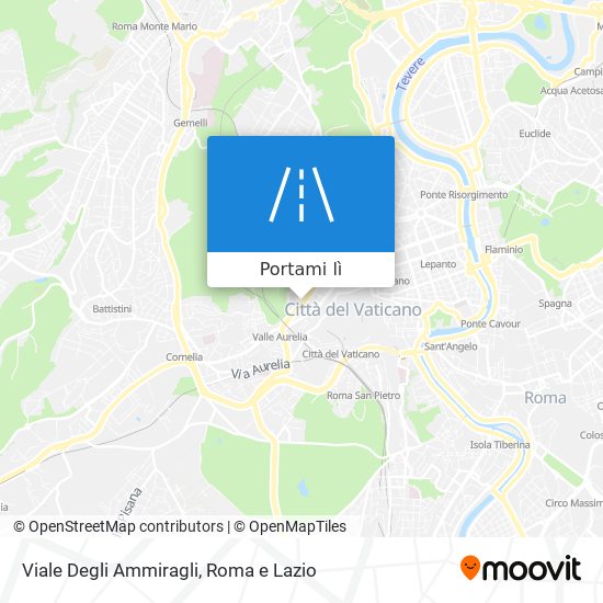 Mappa Viale Degli Ammiragli