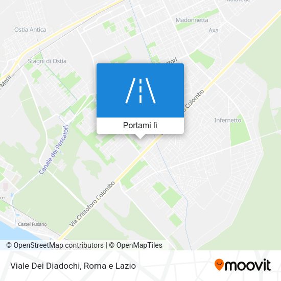 Mappa Viale Dei Diadochi