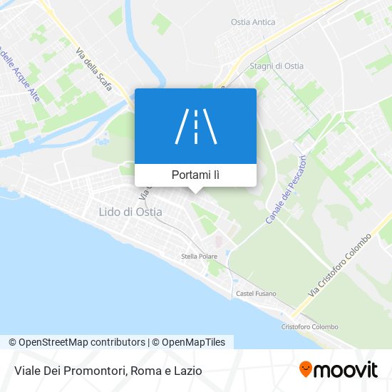 Mappa Viale Dei Promontori