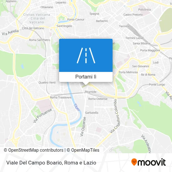 Mappa Viale Del Campo Boario