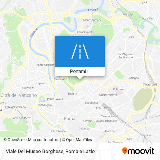 Mappa Viale Del Museo Borghese