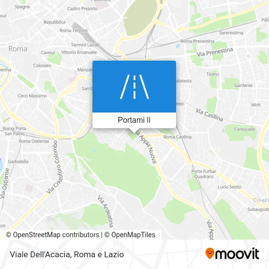 Mappa Viale Dell'Acacia
