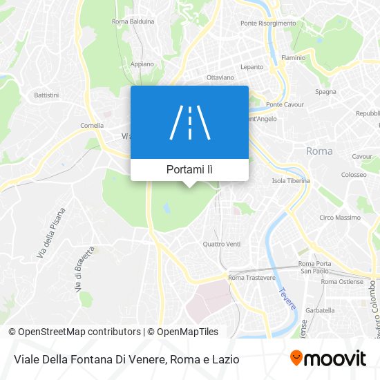 Mappa Viale Della Fontana Di Venere