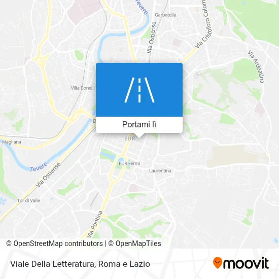Mappa Viale Della Letteratura